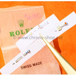 Rolex 1680 Vintage Genuine ROLEX Cream yellow patina Tritium Handset Submariner 1680,seadweller 1665 Cal 1570
