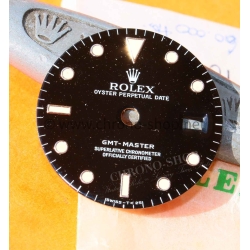 Rolex 80's Amazing Vintage GMT Master Tritium dial part 16750,16700 Cal 3075,3175 Watch Part Glossy dial