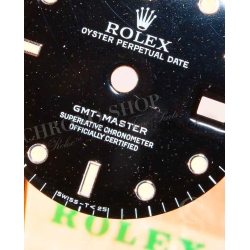 ROLEX VINTAGE CADRAN TRITIUM T25 NOIR LAQUE MONTRES VINTAGE GMT MASTER 16750,16700 CAL 3075,3175