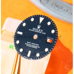 ROLEX VINTAGE CADRAN TRITIUM T25 NOIR LAQUE MONTRES VINTAGE GMT MASTER 16750,16700 CAL 3075,3175