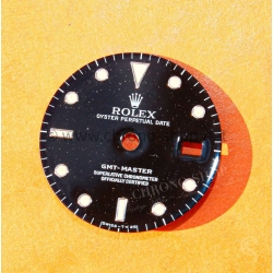 ROLEX VINTAGE CADRAN TRITIUM T25 NOIR LAQUE MONTRES VINTAGE GMT MASTER 16750,16700 CAL 3075,3175