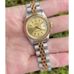 Rolex 62523D tutone yellow gold steel jubilee ladies bitons bracelet 13mm Datejust 69173,67913