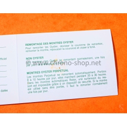 ROLEX TUDOR RARE VINTAGE 80-90s BLANK WARRANTY SERVICE PAPER WATCHES Submariner,Gmt,Daytona,Datejust