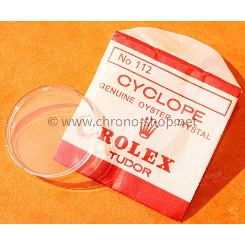 Rolex 25-112 Genuine oyster crystal Hesalite Cyclop 112 Vintage Tudor watches oysterdate 7962,7964,7966,7968