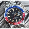 Rolex gmt master 16750 vintage tritium hands minuts hours cream yellow patina Rolex auto caliber 3075