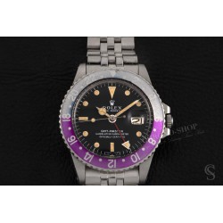 ROLEX GMT 1675 AUTHENTIQUE LUNETTE ANNEAU DE VERRE PLEXIGLAS MONTRES VINTAGES ROLEX GMT MASTER 1675, 16753, 16750