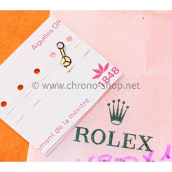 Rolex Rare 80's Watch part tritium hours hand yellow cream patina Submariner Date 16800,168000 calibre 3035