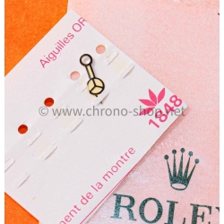 Rolex Rare 80's Watch part tritium hours hand yellow cream patina Submariner Date 16800,168000 calibre 3035