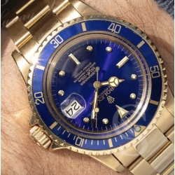 ROLEX CYCLOPE 127 RARE VINTAGE VERRE PLEXI TOP HAT MONTRES PLEXIGLAS MONTRES VINTAGE ROLEX SUBMARINER DATE 1680,1680/