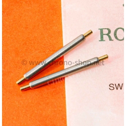 Rolex Rare Gmt 20mm tutone Spring Bars 23-9292 Ssteel and gilt pivots Price for set Original for holes case Gmt master