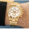 Rolex Aiguilles Or jaune compteurs chronos montres Rolex Cosmograph Daytona 116518,116508,116520,116528 Cal 4130
