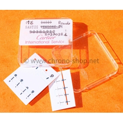 Cartier Santos Ronde pièces Originales vintage lot aiguilles bleues ref 20370381 montres Cartier Santos