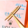Rolex Original 18k yellow gold 19mm Oyster Perpetual 1508,15008,6263,6240 Spring Bar 23-9272 Price for set