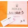 ROLEX AIGUILLE OR BLANC TROTTEUSE SECONDES CAL 1570,1560 MONTRES VINTAGE DATEJUST 36mm 1601,1603,1600