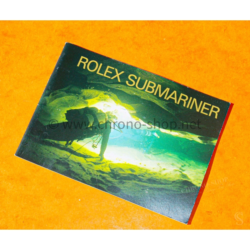 chronoshop Rolex 1999 Submariner,Sea Dweller booklet manual english 1999 Submariner watches 14060,16613,16610,16618,16600