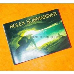 chronoshop Rolex 1999 Submariner,Sea Dweller booklet manual english 1999 Submariner watches 14060,16613,16610,16618,16600