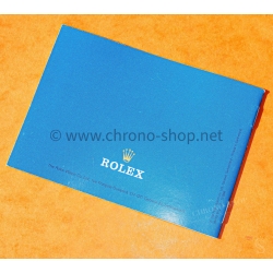 chronoshop Rolex 1999 Submariner,Sea Dweller booklet manual english 1999 Submariner watches 14060,16613,16610,16618,16600