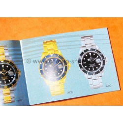 chronoshop Rolex 1999 Submariner,Sea Dweller booklet manual english 1999 Submariner watches 14060,16613,16610,16618,16600
