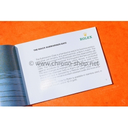 chronoshop Rolex 1999 Submariner,Sea Dweller booklet manual english 1999 Submariner watches 14060,16613,16610,16618,16600