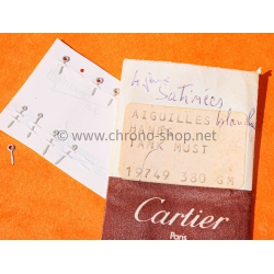 Cartier Tank Must pièces Originales vintage lot aiguilles satinées ref 19749380 GM