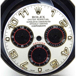 Rolex Cosmograph Daytona SILVER RACING ARABIC Dial 116513,116523,116518,116528 Cal 4130