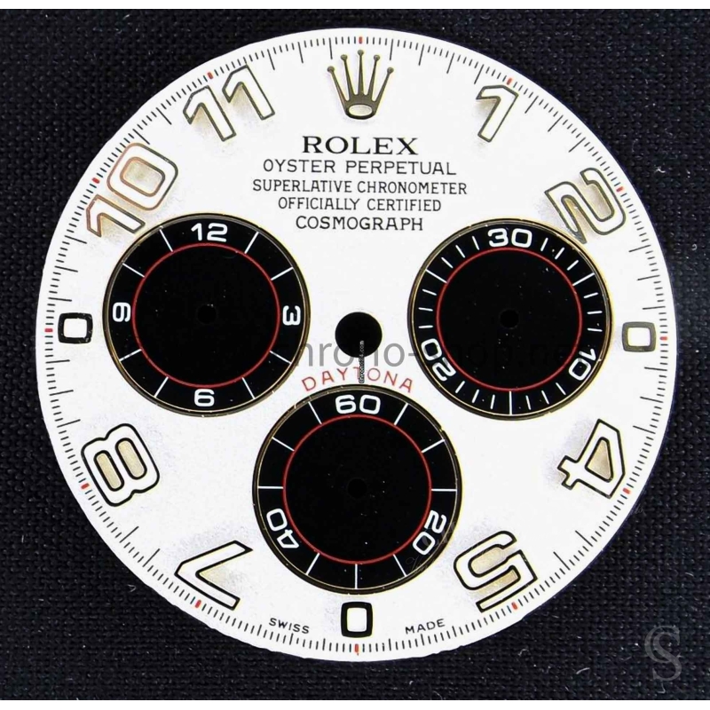 Rolex Cosmograph Daytona SILVER RACING ARABIC Dial 116513,116523,116518,116528 Cal 4130