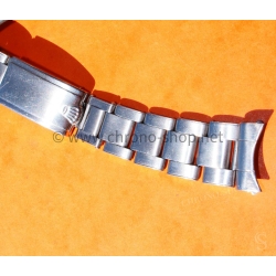 ROLEX 1959 VINTAGE BRACELET BIG LOGO RIVETS 7206/64 ACIER 20mm SUBMARINER 6200,6205,6538,6536,5508 GMT 6542
