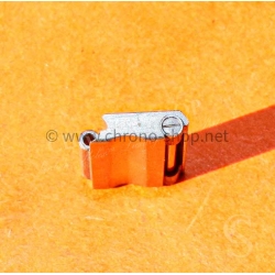 Cartier Santos Godron Original maillon lien de bracelet acier 13mm ref 11/91 neuf de stock montre vintage Cartier
