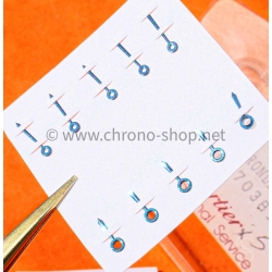 Cartier Vintage Santos Ronde watch handset Genuine Cartier lot Blue Hand Set Parts 20370381