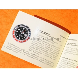 Rolex Genuine 2000 discontinued Watch Booklet advertising GMT MASTER II 16710,16713,16718
