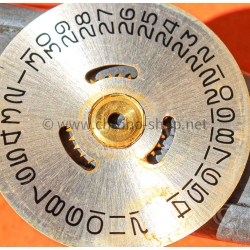 Rolex part 7599-2 Oysterdate Precision 6694,6482 Silver Date Wheel Calendar Disc indicator 1215, 1225