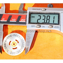 Rolex part 7599-2 Oysterdate Precision 6694,6482 Silver Date Wheel Calendar Disc indicator 1215, 1225