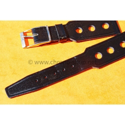 Bracelet montres pilote 20mm ancien de style militaire montre aviateurs simili cuir patiné caractère vintage affirmé