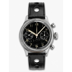 Bracelet montres pilote 20mm ancien de style militaire montre aviateurs simili cuir patiné caractère vintage affirmé