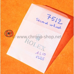 Rolex 7512 fourniture horlogère 1215-7512 Roue de Seconde montres 6694,6482 Calibres manuels 1200,1210,1215