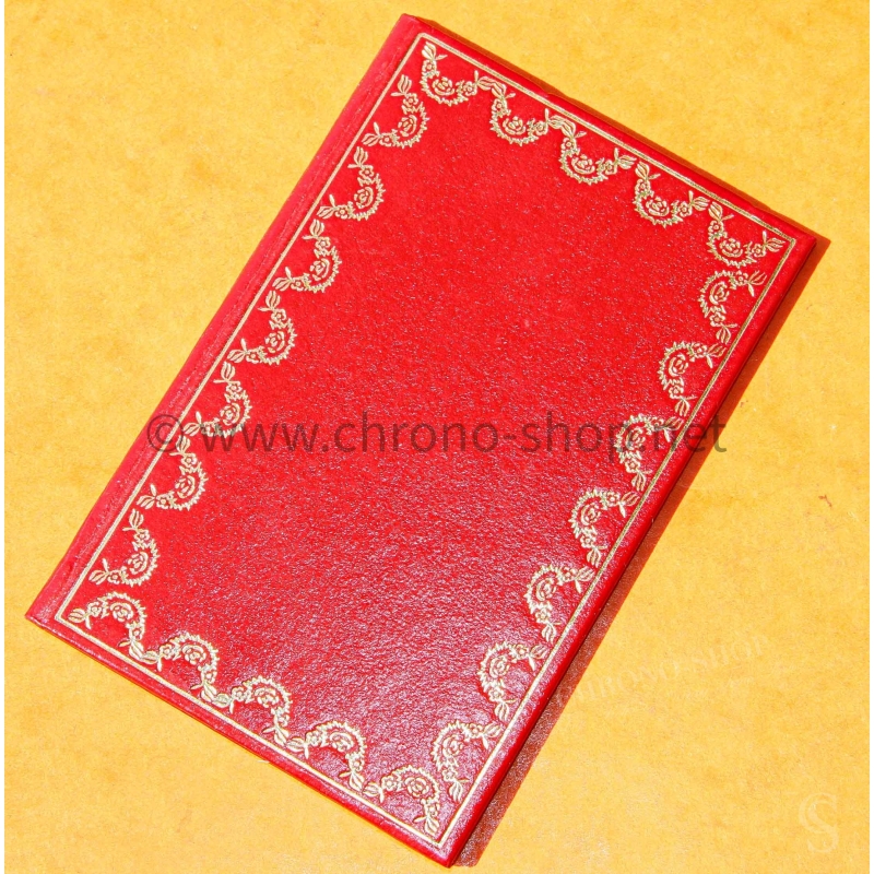 Elegant vintage Cartier folding card holder document wallet for documents, papers, warranty