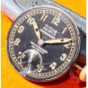 Titus Genève Waterproof Shockabsorber Non Magnetic Vintage Mechanical Watch Army black dial