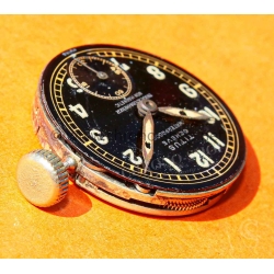 Titus Genève Waterproof Shockabsorber Non Magnetic Vintage Mechanical Watch Army black dial