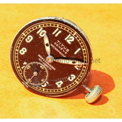 Titus Genève Waterproof Shockabsorber Non Magnetic Vintage Mechanical Watch Army black dial