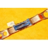 Rare Original 70s vintage Gold plated Bracelet 23mm Rally strap Perforated Racing Sport Serge Gainsbourg