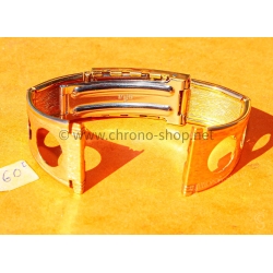 Rare Original 70s vintage Gold plated Bracelet 23mm Rally strap Perforated Racing Sport Serge Gainsbourg