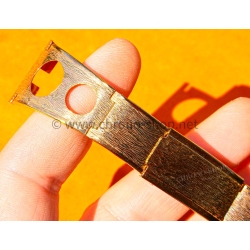 Rare Original 70s vintage Gold plated Bracelet 23mm Rally strap Perforated Racing Sport Serge Gainsbourg