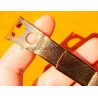 Rare Original 70s vintage Gold plated Bracelet 23mm Rally strap Perforated Racing Sport Serge Gainsbourg