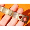 Rare Original 70s vintage Gold plated Bracelet 23mm Rally strap Perforated Racing Sport Serge Gainsbourg