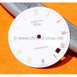 ZENITH Rare Preowned Watch Porcelain white Dial Date part Zenith Elite watch dial part for sale