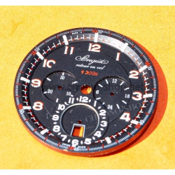 Breguet Type XXII 3880,3880ST/H2 10Hz Chronograph Watch dial part Black and red 36mm