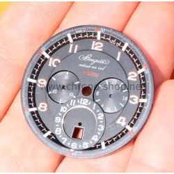 Breguet Type XXII 3880,3880ST/H2 10Hz Original Cadran Noir et rouge chiffres arabes montres aviateurs