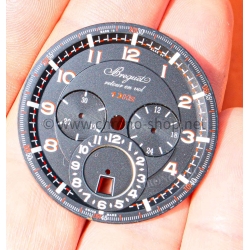 Breguet Type XXII 3880,3880ST/H2 10Hz Original Cadran Noir et rouge chiffres arabes montres aviateurs