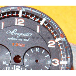 Breguet Type XXII 3880,3880ST/H2 10Hz Original Cadran Noir et rouge chiffres arabes montres aviateurs