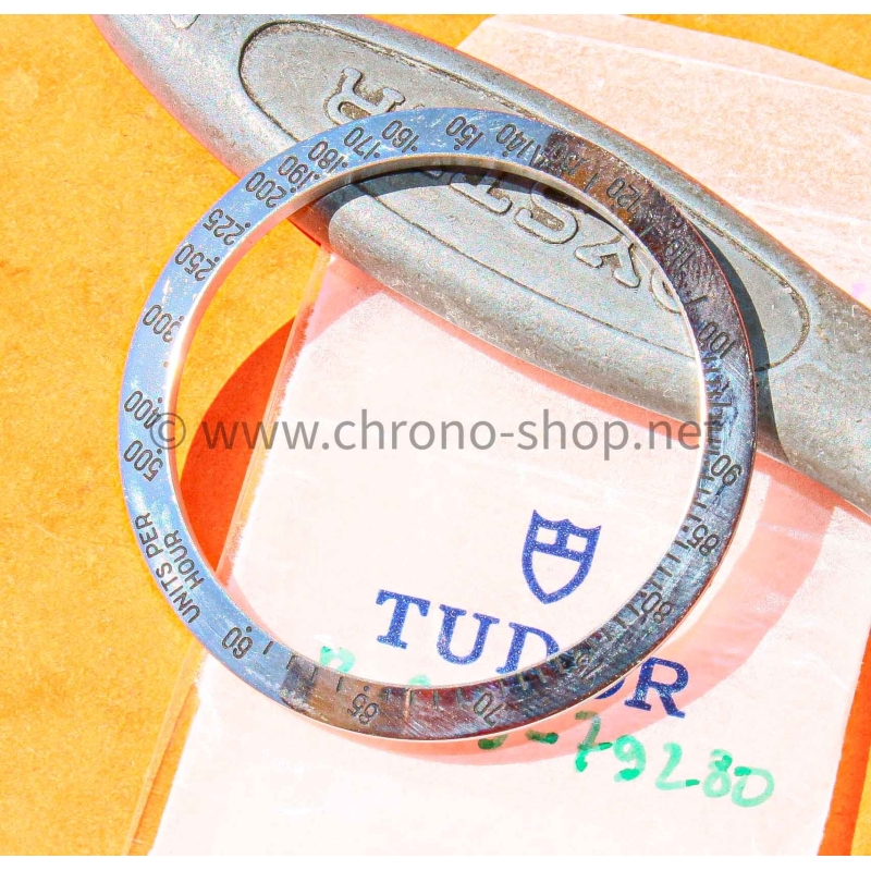 Tudor Prince Date Chronograph Steel tachymeter Bezel 79180,79260,79280,79270 bezel Insert watch part Chrono-Time